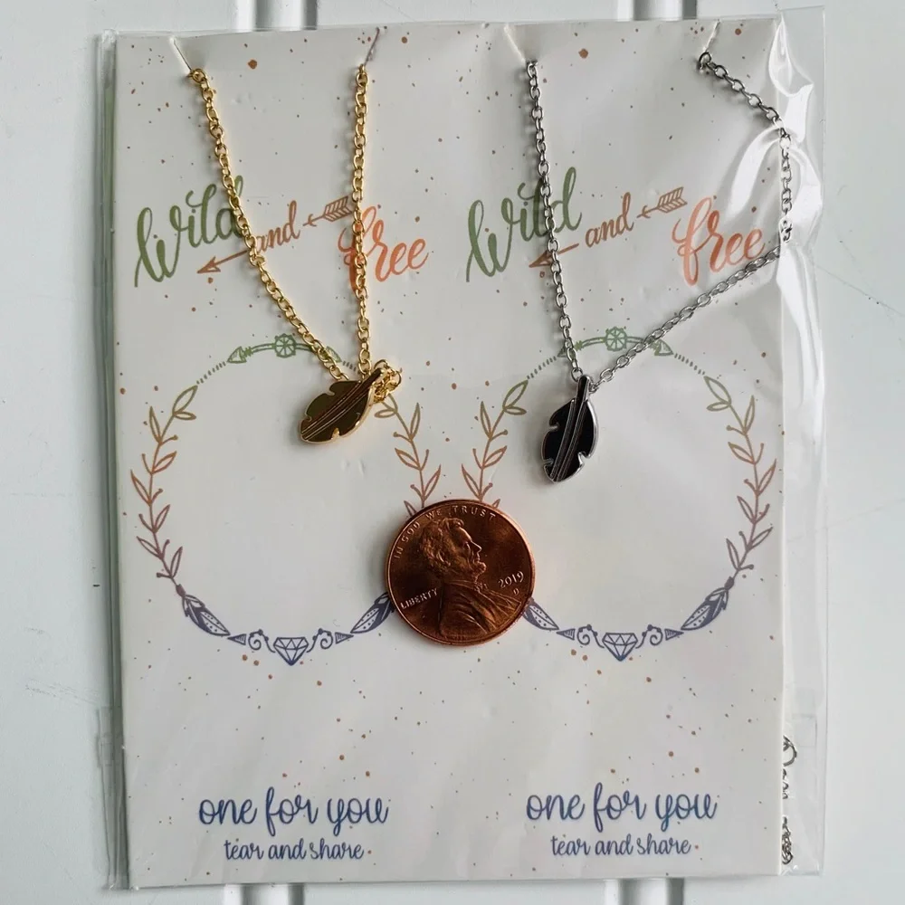 Best Friend Birthday Gift Friendship Necklaces: Wild and Free NWT